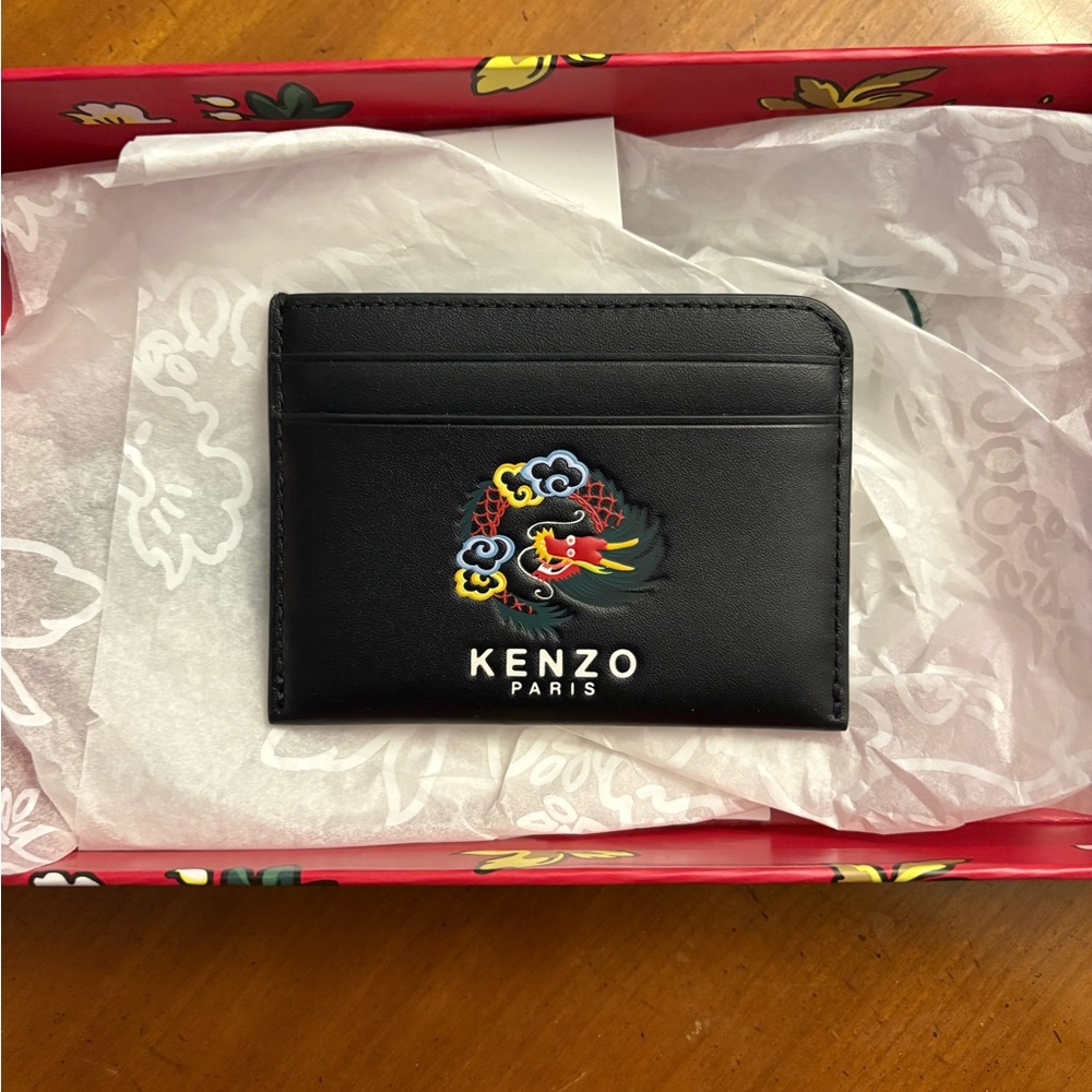 Kenzo Black Card Holder